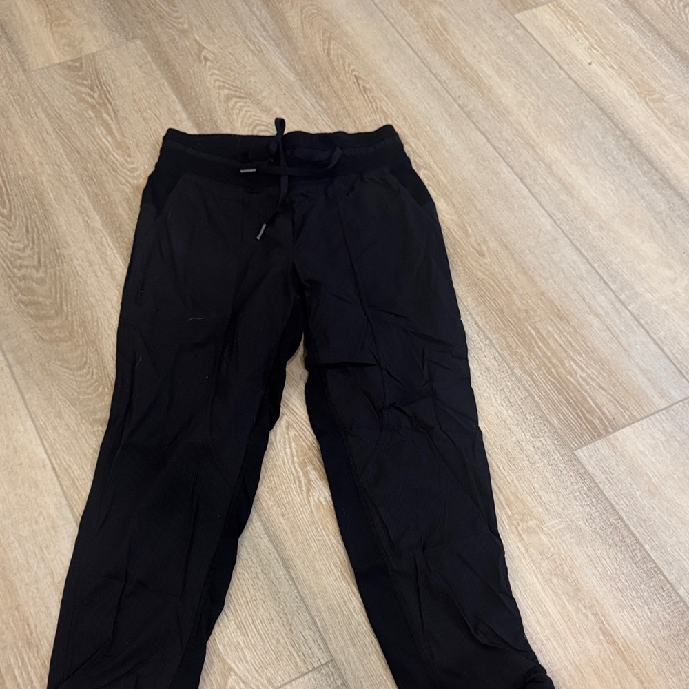 Lululemon Athletica Cropped Dance Studio Black Track Pants